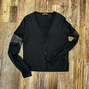 Roberto Cavalli V-Neck Cardigan Sweater